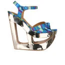 Jeffrey Campbell Women's 2012-587 Patterned Heels - Blue