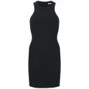 T by Alexander Wang Women's Stretch-Tech Suiting Fitted Dress - Black