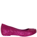Melissa Women's Ultragirl Glitter Shoes - Fuschia Image 1