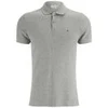 J.Lindeberg Men's Rubi Slim-Fit Pique Cotton Polo Shirt - Charcoal Melange - Image 1
