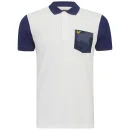 Lyle & Scott Men's Camo Pocket Polo Shirt - White Image 1