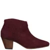 H Shoes by Hudson Women's Mirar Snake Heeled Ankle Boots - Bordo - Image 1
