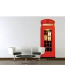 London Red Telephone Box Giant Wall Sticker Image 1