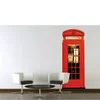 London Red Telephone Box Giant Wall Sticker - Image 1