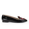 Markus Lupfer Women's Patent Leather Lips Loafers - Black - Image 1