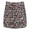 YMC Women's Rainbow Weave Mini Skirt - Multi - Image 1
