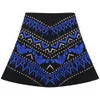 AnhHa Women's Embroidered Skater Skirt - Blue - Image 1