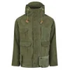 Monitaly Men's Mountain US Army Tent Salvaged Canvas Parka - Green - Image 1
