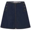 See By Chloé Women's Buttoned Denim Flare Skirt - Indigo - Image 1