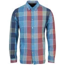 Paul Smith Jeans Men's Long Sleeved Classic Fit Shirt - Petrol Blue Image 1