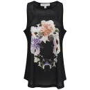 Finders Keepers Women's The New Oblivion Mesh Tank Top - Print/Black Image 1
