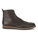 BOSS Hugo Boss Men's Casuro Leather Brogue Boots - Brown Image 1