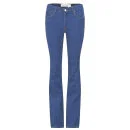 Victoria Beckham Women's Flare Mid Rise VB108 Jeans - Steel Grey Image 1