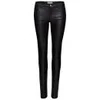 Zoe Karssen Women's Body Rock Mid Rise PU Gloss Jeans - Black - Image 1