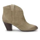 Ash Women's Jalouse Heeled Suede Ankle Boots - Taupe Image 1