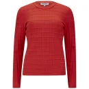 Opening Ceremony Women's Waffle Jumper - Burnt Red Multi