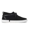Casbia Men's William Technical Mesh/Leather Trainers - Black - Image 1