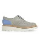 Grenson Women's Emily Suede Brogues - Grey Image 1