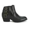 Hudson London Women's Encke Multi Buckle Leather Ankle Boots - Coal - Image 1
