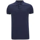 Scotch & Soda Men's Classic Garment Dyed Pique Polo Shirt - Navy