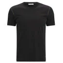 Versace Collection Men's Zip-Shoulder T-Shirt - Black