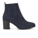 Opening Ceremony Women's Brenda Classic Suede Heeled Ankle Boots - Ink Image 1