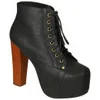 Jeffrey Campbell Women's Lita Shoes - Black Leather - Image 1