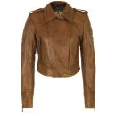 Belstaff Women's Seaton Leather Jacket - Cognac