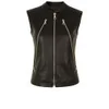 Maison Martin Margiela Women's S31AM0188 SX7248 Leather Jacket - Black - Image 1