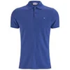 J.Lindeberg Men's Rubi Slim-Fit Pique Cotton Polo Shirt - Royal Blue - Image 1