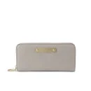 Marc by Marc Jacobs Leather Goodbye Columbus Slim Zip Around Purse - Cement