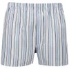 Sunspel Men's Boxer Shorts - Navy/Sky Blue Stripe - Image 1