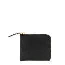 Comme des Garcons Wallet Men's SA3100FL Wallet - Black & Pink Image 1