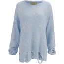 Wildfox Women's Lenon Sweater - Hazy Blue Image 1