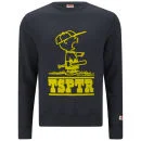 TSPTR Men's Batter Up Jersey Crew Neck Long Sleeve Top - Navy