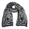 Matthew Williamson Wing Lace Long Strip Scarf - Silver - Image 1
