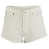 Levi's Women's 501 Vintage White Mid Rise Shorts - Neutral - Image 1