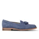 Hudson London Women's Stanford Suede Loafers - Blue