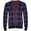 Marc by Marc Jacobs Men's Aimee Plaid Sweater Cardigan - General Navy - Image 1