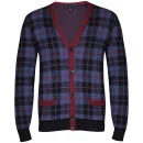 Marc by Marc Jacobs Men's Aimee Plaid Sweater Cardigan - General Navy