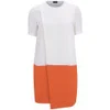 Joseph Women's Staar Crepe Dress - Orange/White - Image 1