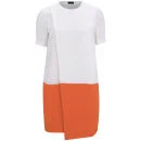 Joseph Women's Staar Crepe Dress - Orange/White