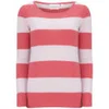 Delicate Love Women's Corali Stripe Cashmere Jumper - Red/Pink - Image 1