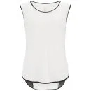 rag & bone Women's Rose Panel Vest T-Shirt - Snow White Image 1