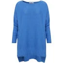 D.EFECT Women's Garey Cotton Sweater - Blue