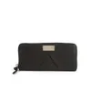 Marc by Marc Jacobs Marchive Pleat Front Slim Zip Around Leather Purse - Black - Image 1