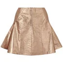 Antipodium Women's Retriever Metallic Skirt - Copper