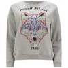 Maison Kitsuné Womens 3D Fox Embroidery Sweatshirt - Grey Melange - Image 1