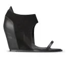 Sol Sana Women's Albany Leather/Suede Wedges - Black