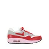Nike Women's Air Max 1 Vintage Trainers - Sail Grey & Hyper Red - Image 1